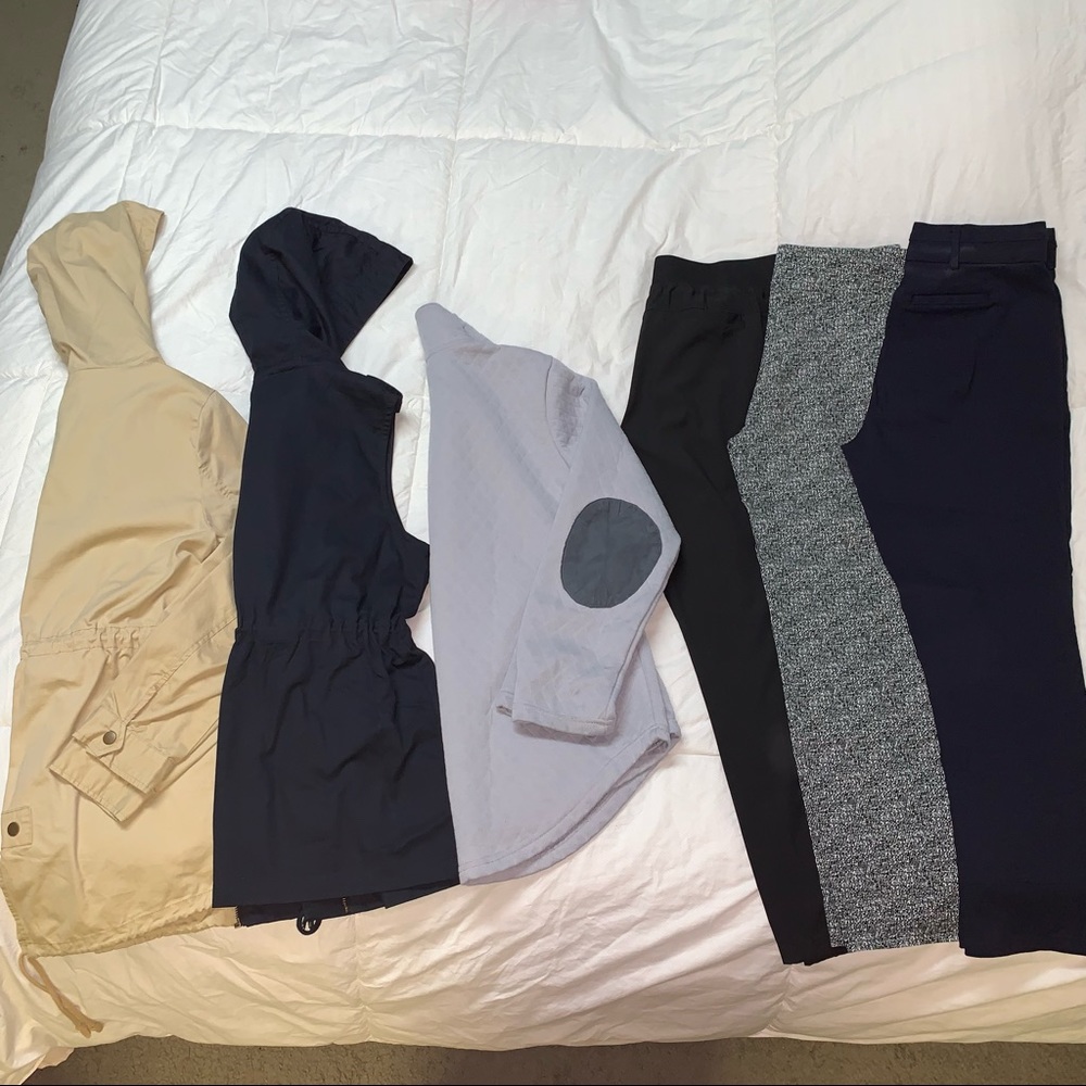 Business Casual Tops/Pants/Jackets/Shoes Bundle